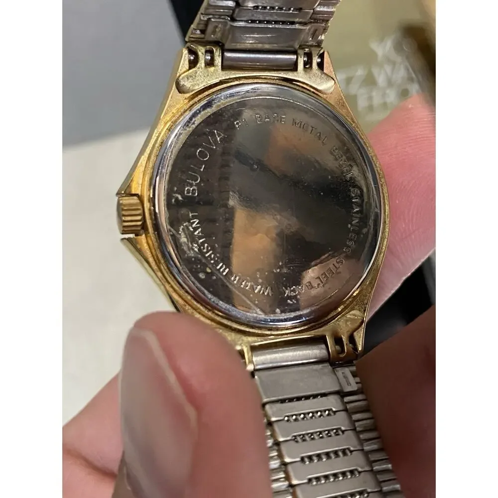 Bulova Men's Vintage Gold Tone Quarts Watch